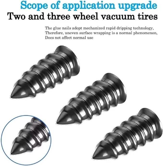 Three black tire bead locks with a close-up inset on a white background.